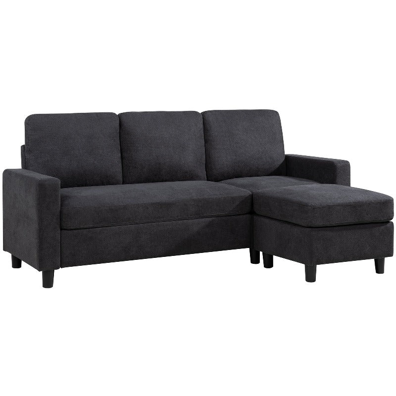 Sobaniilo-Seat Modern Sectional Sofa With Reversible Chaise